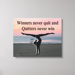 GYMNASINSPIRATION LEINWANDDRUCK