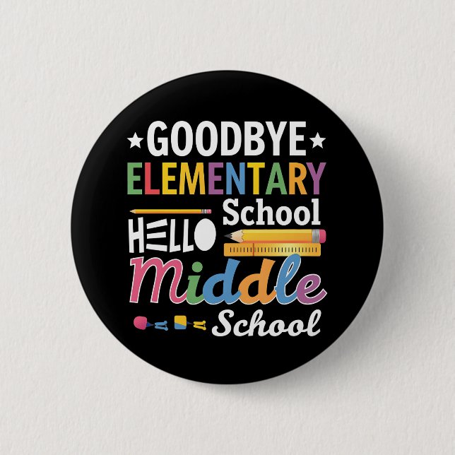 Gymnasium "Goodbye" Button (Vorderseite)