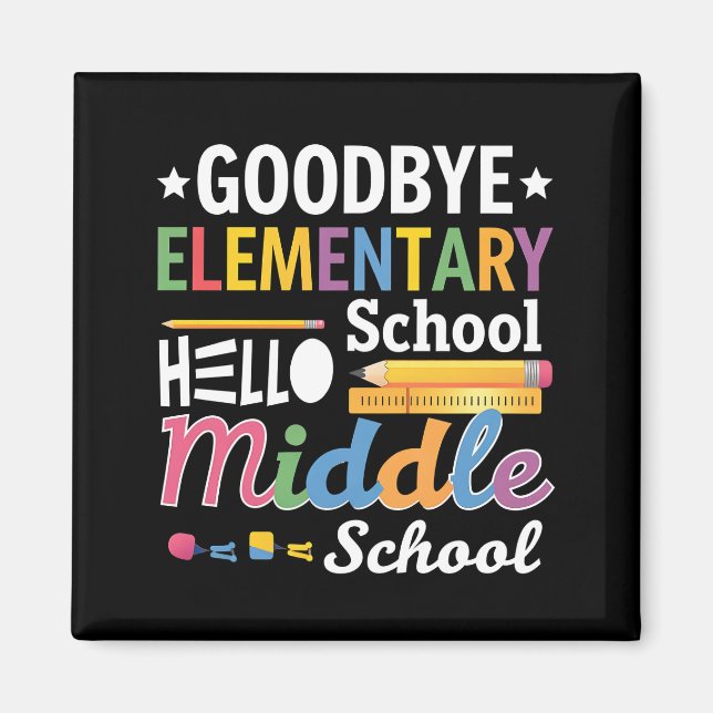 Gymnasium "Goodbye" Magnet (Vorne)