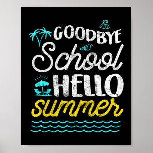 Gymnasium Hallo Sommer Poster
