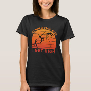 Gymnasium oder Uni - Track und Field Pole Vault T-Shirt