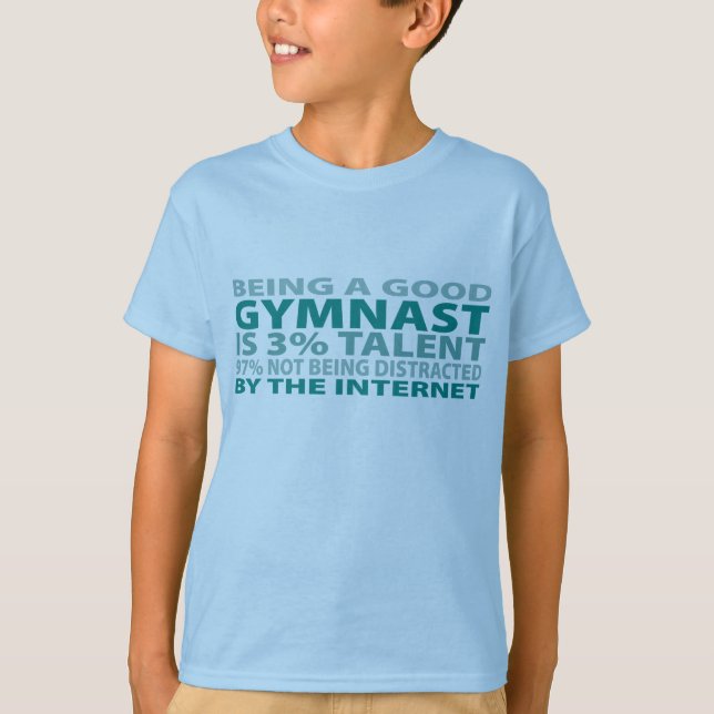 Gymnast 3% Talent T-Shirt (Vorderseite)