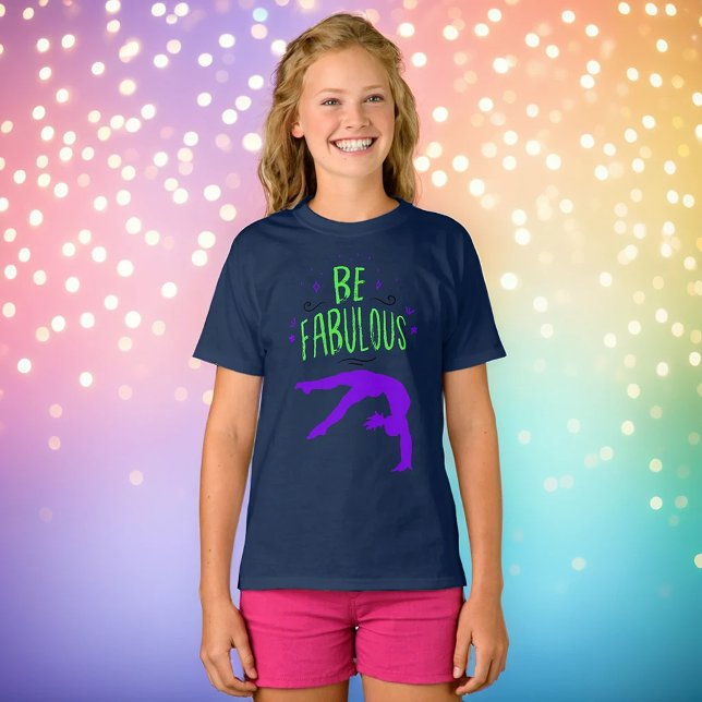 Gymnast "Be Fabulous Gymnastics" T - Shirt (Von Creator hochgeladen)
