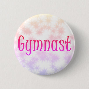 Gymnast-Button - Gymnastikschaltfläche für Mädchen Button
