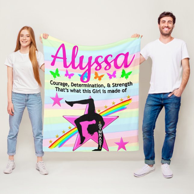 GYMNAST COURAY UND STÄRKE FLEECEDECKE (Beispiel)