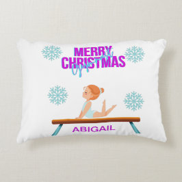 GYMNAST Doppelseitiges Akzent Kissen personalisier