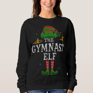 Gymnast Elf Group Matching Family Weihnachten Fu Sweatshirt