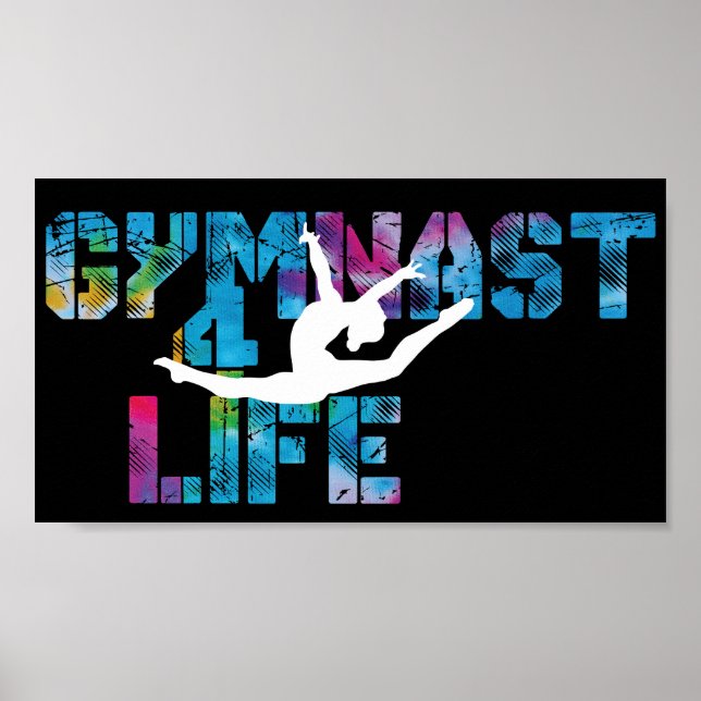 Gymnast für das Life Custom Poster (Vorne)