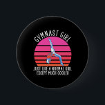 Gymnast Girl Button<br><div class="desc">Gymnast Girl</div>