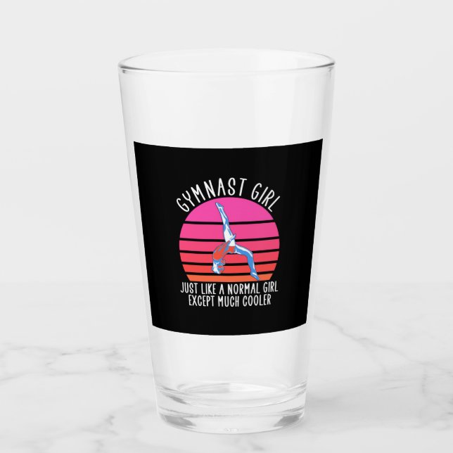 Gymnast Girl Glas (Vorderseite)