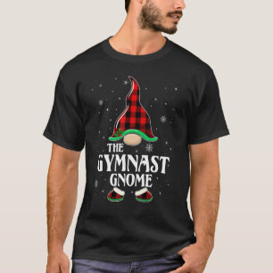 Gymnast Gnome Buffalo Kariert Matching Family Grou T-Shirt