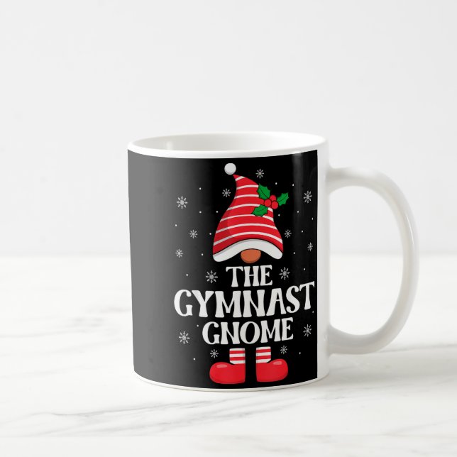 Gymnast Gnome Christmas Family Matching Group Funn Kaffeetasse (Rechts)
