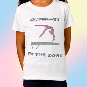 Gymnast in der Zone - Girls Gymnastik T - Shirt
