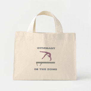 Gymnast in der Zone Tiny Tote Bag Mini Stoffbeutel
