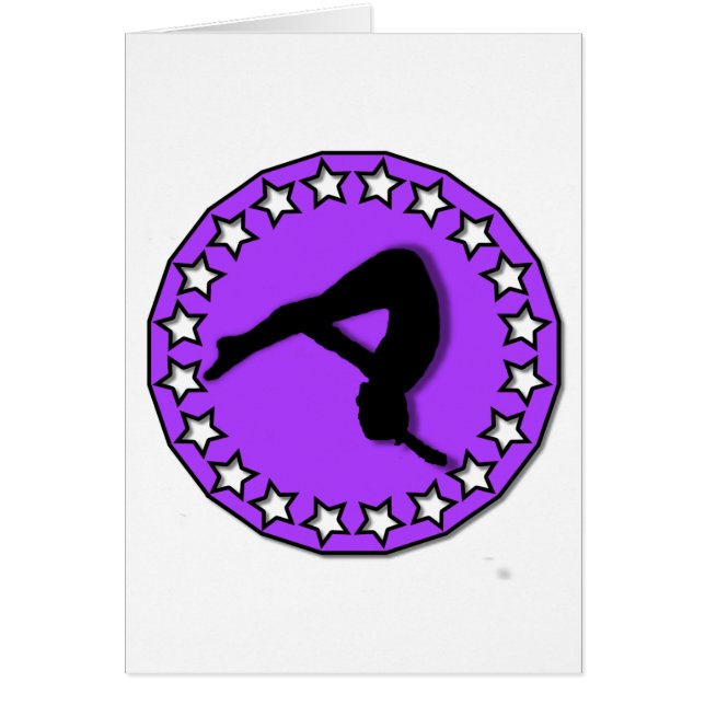 Gymnast in Lila (Vorne)