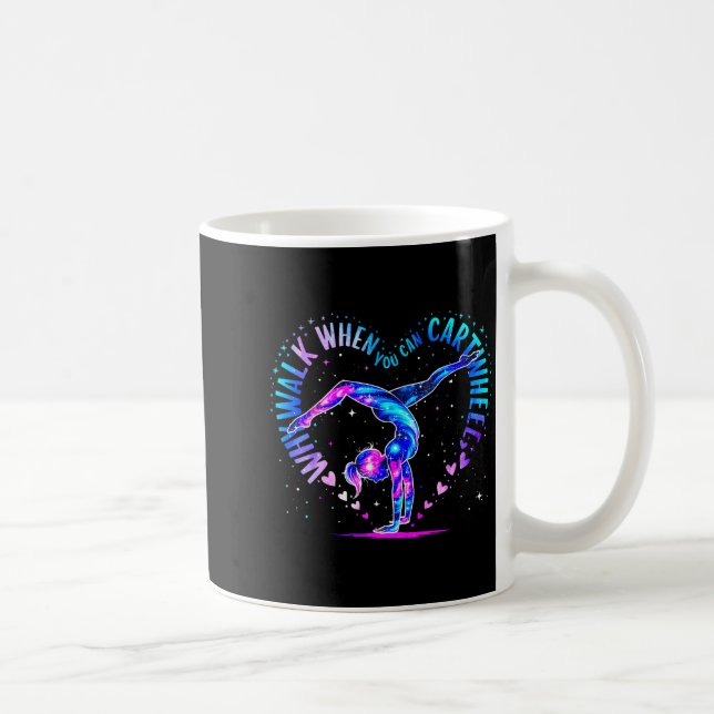 Gymnast Just A Girl Who Loves Gymnastics For Women Kaffeetasse (Rechts)