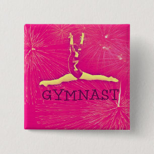 Gymnast-Knopf Button