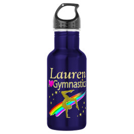 GYMNAST LIEBE PERSONALISIERTE WASSERFLASCHE