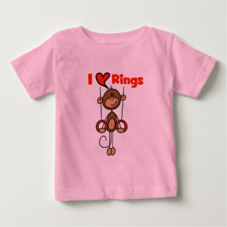 Gymnast-Liebe-Ring-T-Shirts und Geschenke Baby T-shirt