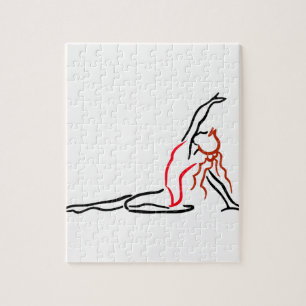 Gymnast-Mädchen Puzzle