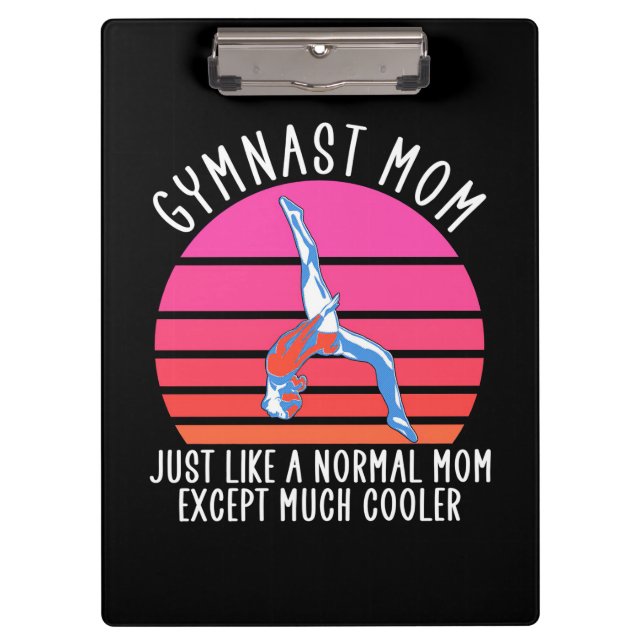Gymnast-Mama Klemmbrett (Vorderseite)