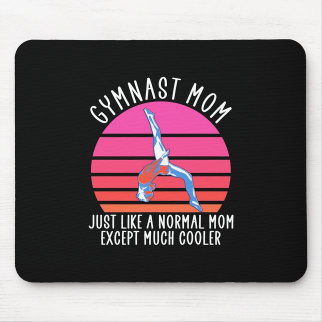 Gymnast-Mama Mousepad (Vorne)
