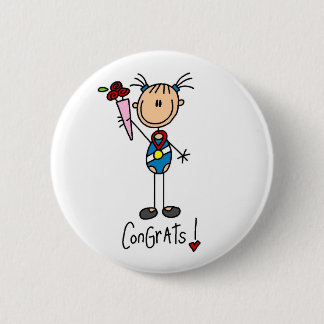 Gymnast-Meister Button