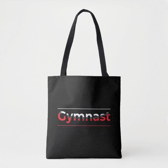 Gymnast - Minimalistisch Moderne Gymnastik - Wort (Vorderseite)
