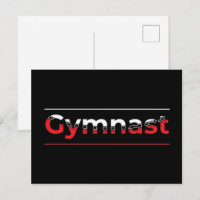 Gymnast - Minimalistisch Moderne Gymnastik - Wort