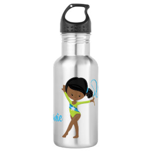 Gymnast - Personalisierter Afroamerikaner Edelstahlflasche