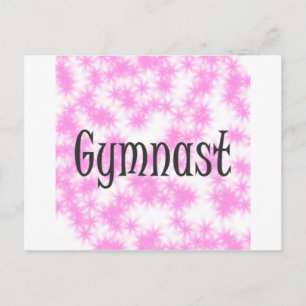 Gymnast Postkarte