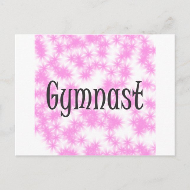 Gymnast Postkarte (Vorderseite)