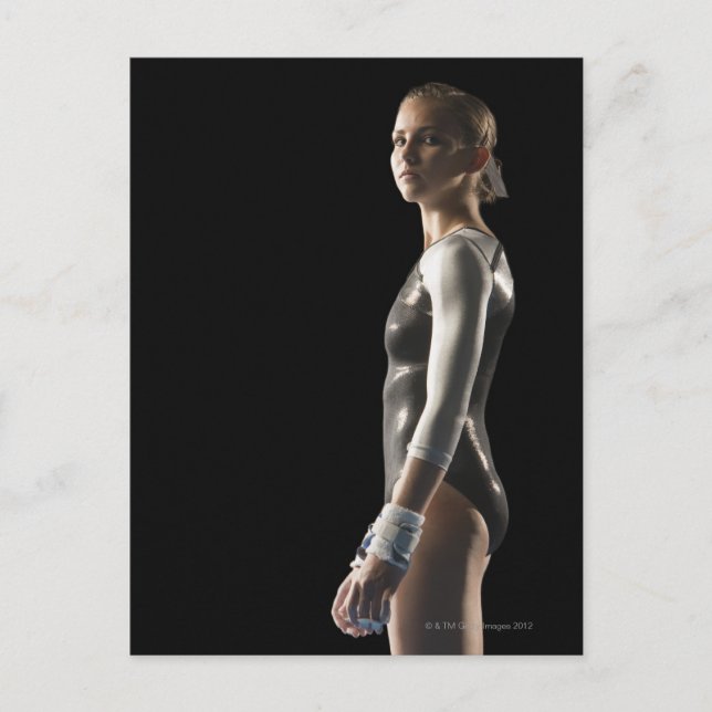Gymnast Postkarte (Vorderseite)
