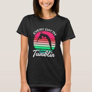 Gymnast Retro Vintag Tumblin T-Shirt