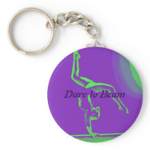 Gymnast Schlüsselanhänger "Dare to Beam"