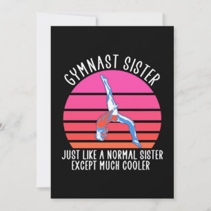 Gymnast Sister Einladung