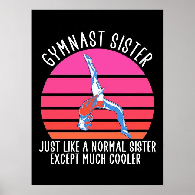 Gymnast Sister Poster (Vorne)