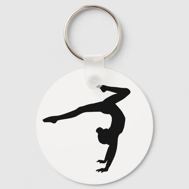 Gymnast Stag Handstand Geschenke Schlüsselanhänger (Vorderseite)