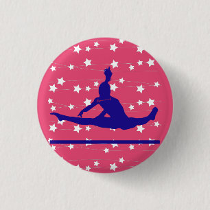 Gymnast Swirbelstars Button