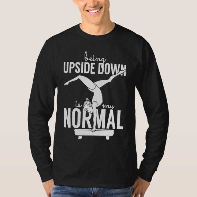 Gymnast Tumbling Cheerleading Girls T-Shirt (Vorderseite)