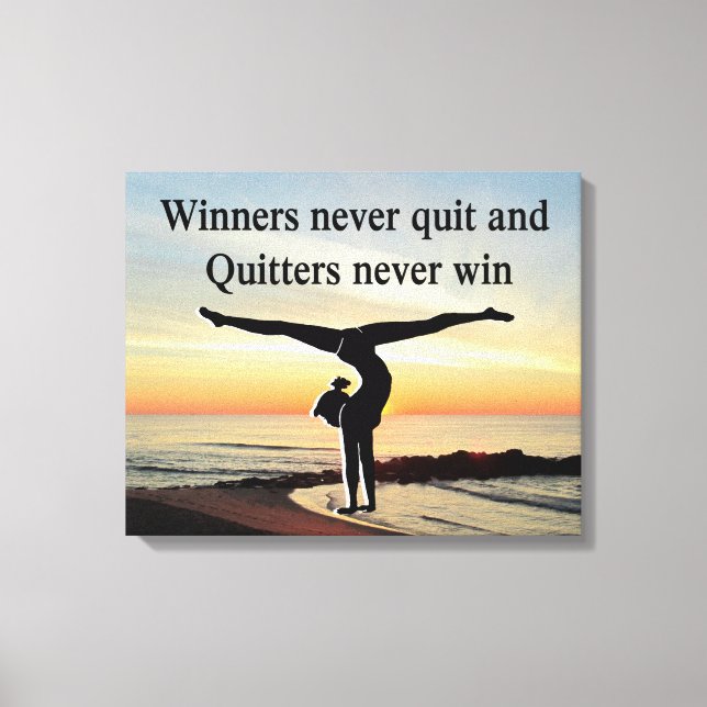 GYMNAST WINNER LEINWANDDRUCK (Vorderseite)