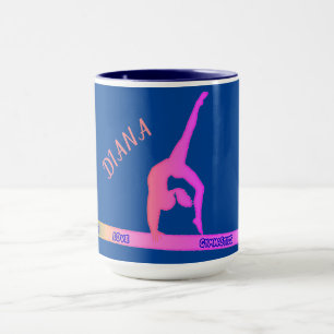 GYMNASTIC Gymnast auf Balancebar Tasse. Tasse