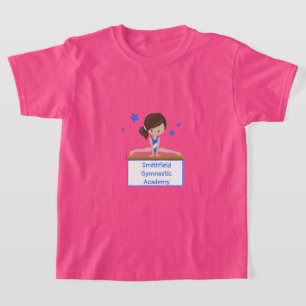 Gymnastic School School Academy Custom Text T-Shirt
