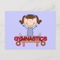 GYMNASTICS - Brünette Girl Splits Tshirts und Gesc