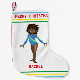 GYMNASTICS CHRISTMAS STRUMPF FÜR MÄDCHEN. KLEINER WEIHNACHTSSTRUMPF