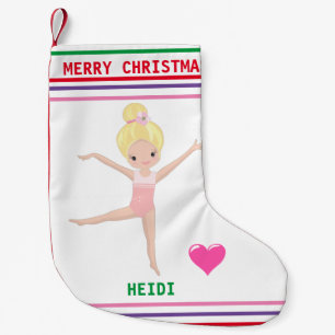 GYMNASTICS CHRISTMAS STRUMPF FÜR MÄDCHEN. KLEINER WEIHNACHTSSTRUMPF
