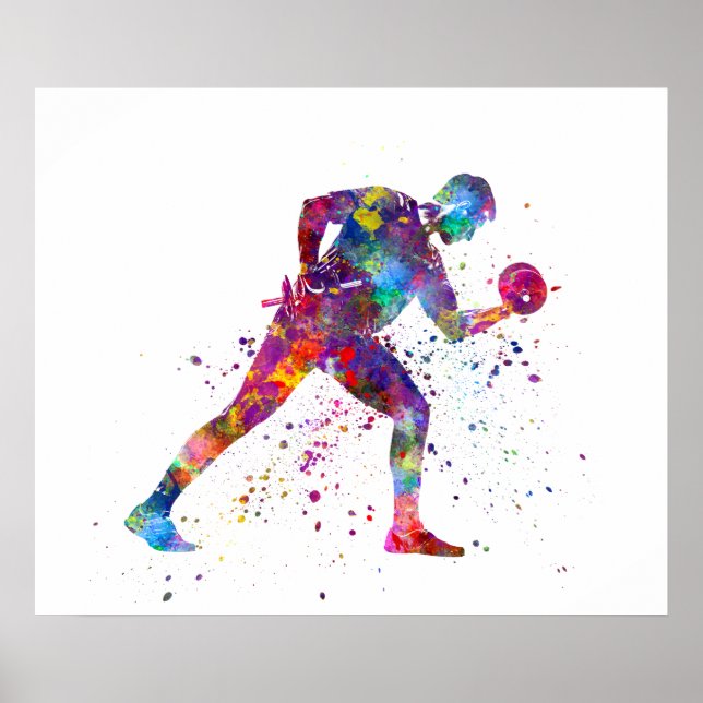 gymnastics exercise poster (Vorne)