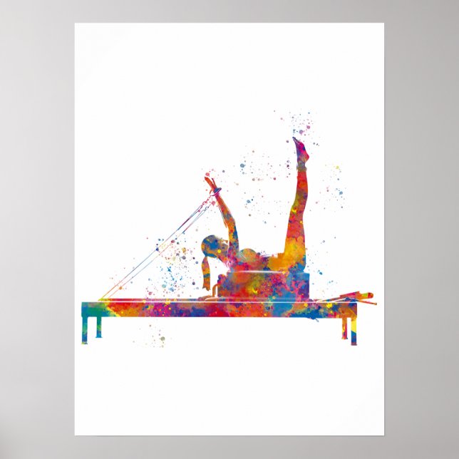 gymnastics exercise poster (Vorne)