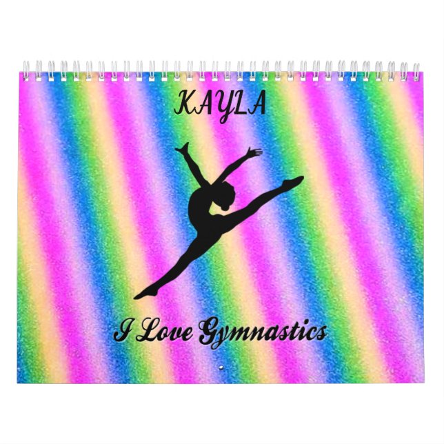 GYMNASTICS FARBEITER CALENDAR PERSONALISIERT 2022. KALENDER (Titelbild)