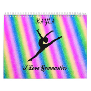 GYMNASTICS FARBEITER CALENDAR PERSONALISIERT 2022. KALENDER